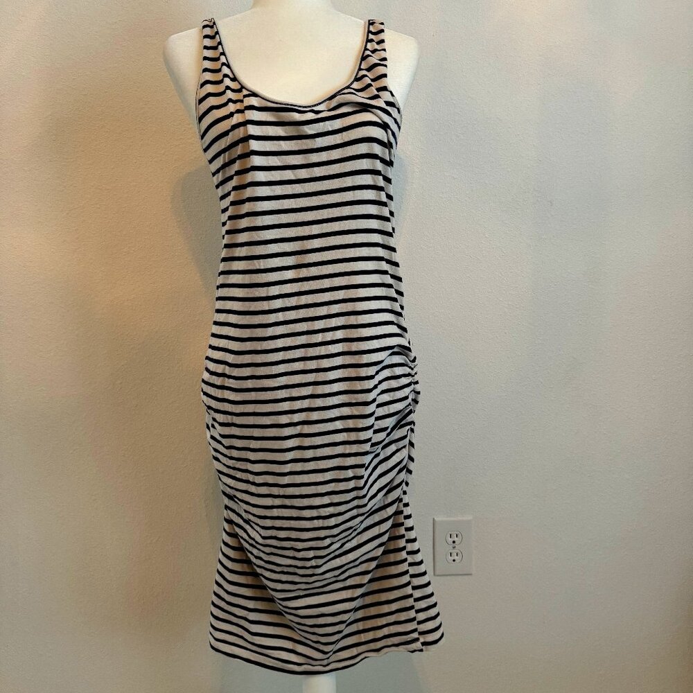 Contoured Striped Dress